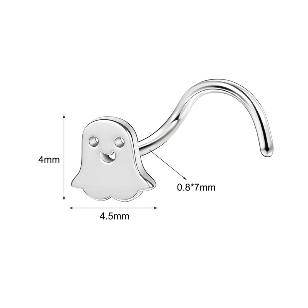 Ghost nose ring - Picture 2 of 6